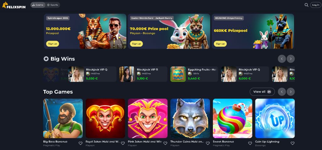 FelixSpin Vielfältige Spiele