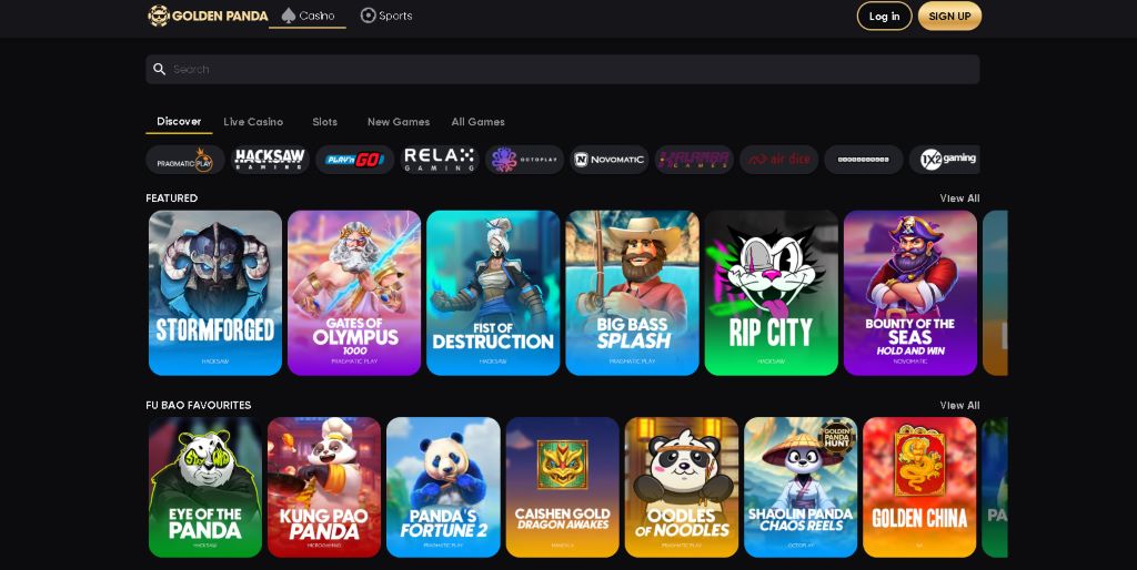 Golden Panda Spannende Spielautomaten